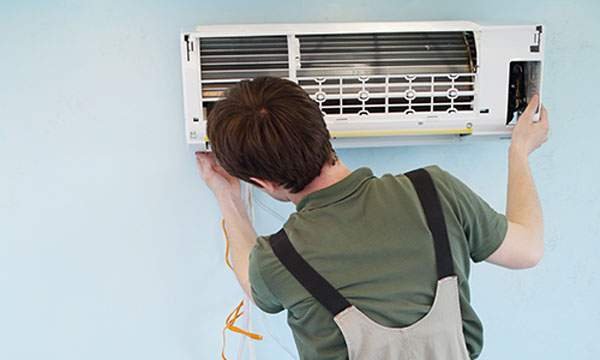 Air conditioning installation support